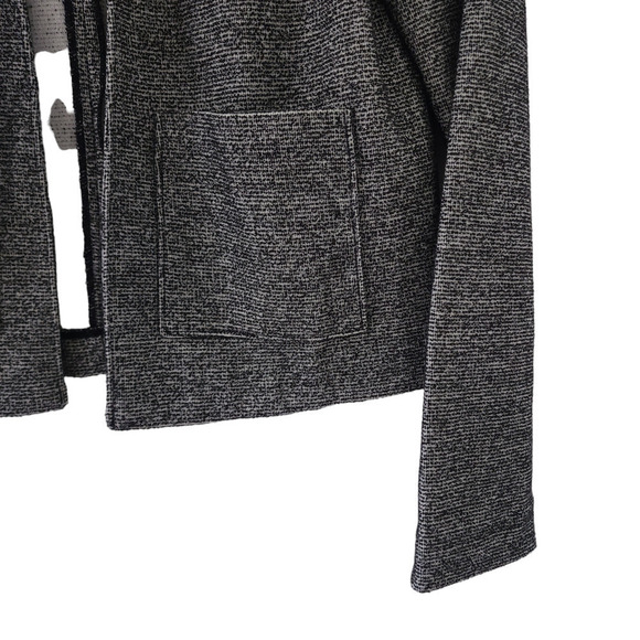 J.Crew 365 Blazer XS Heather Gray Open Boucle Long Sleeve Pockets Career Jacket - Picture 5 of 8